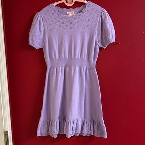Cat & Jack Light Purple Kids Dress size 8 sweater dress
